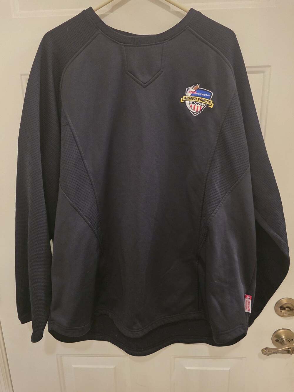Vintage 2009 Armed Forces Bowl Majestic Player Issued Pullover Mens 2XL